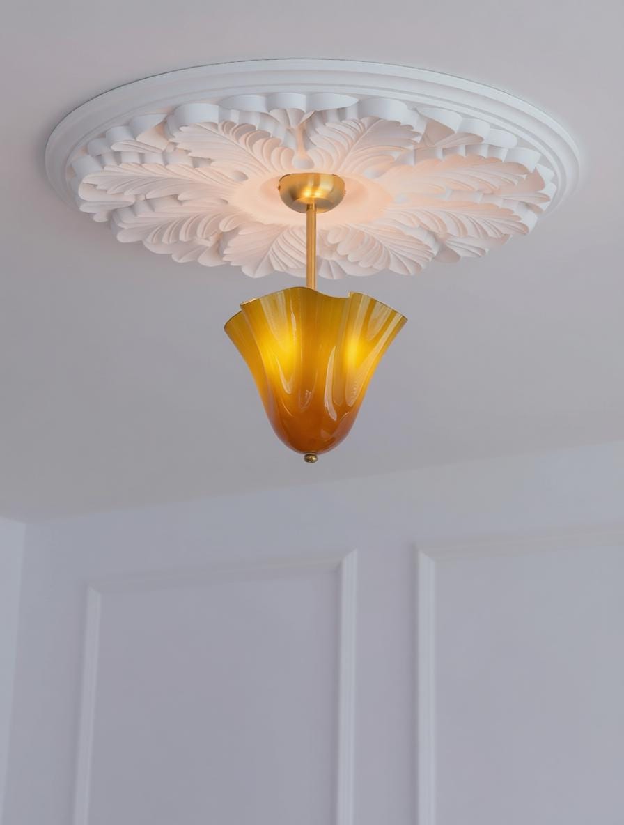 Lyrenveil B I Semi Flush Mounted Light - Detail View #2 | HomeCartel