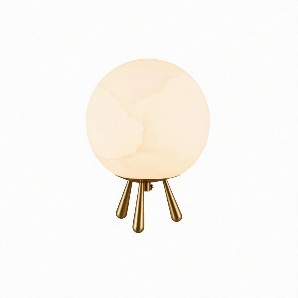 Faelmyrith | Alabaster Table Lamp - Detail View #3 | HomeCartel