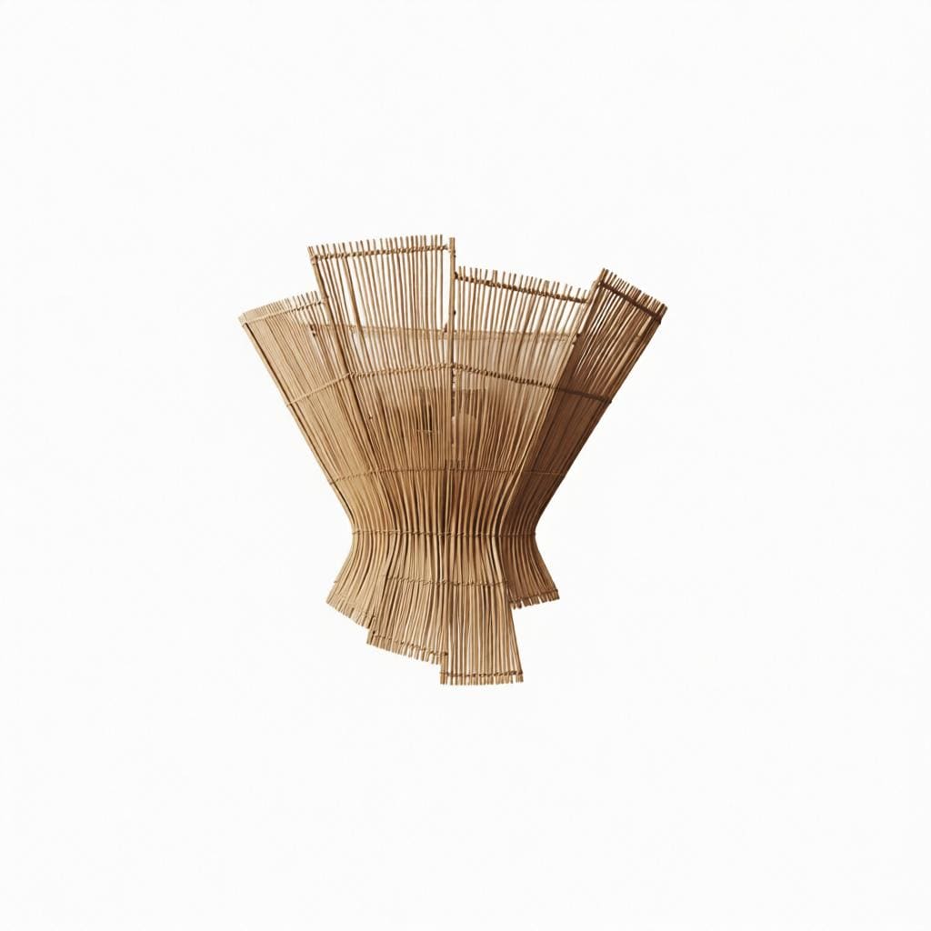 Dorell | Rattan Wall Light - Detail View #2 | HomeCartel