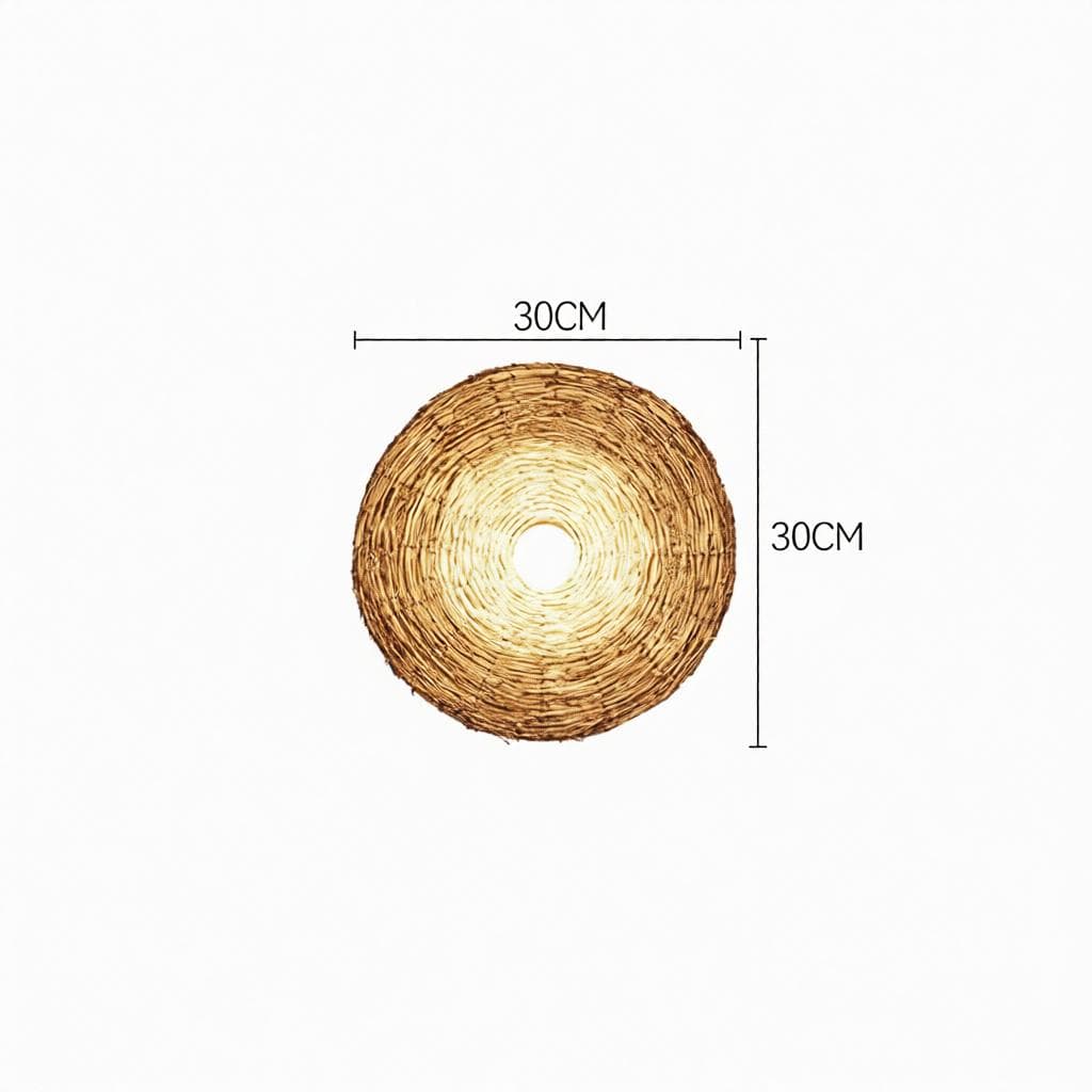 Matrone | Rattan Wall Light - Detail View #4 | HomeCartel
