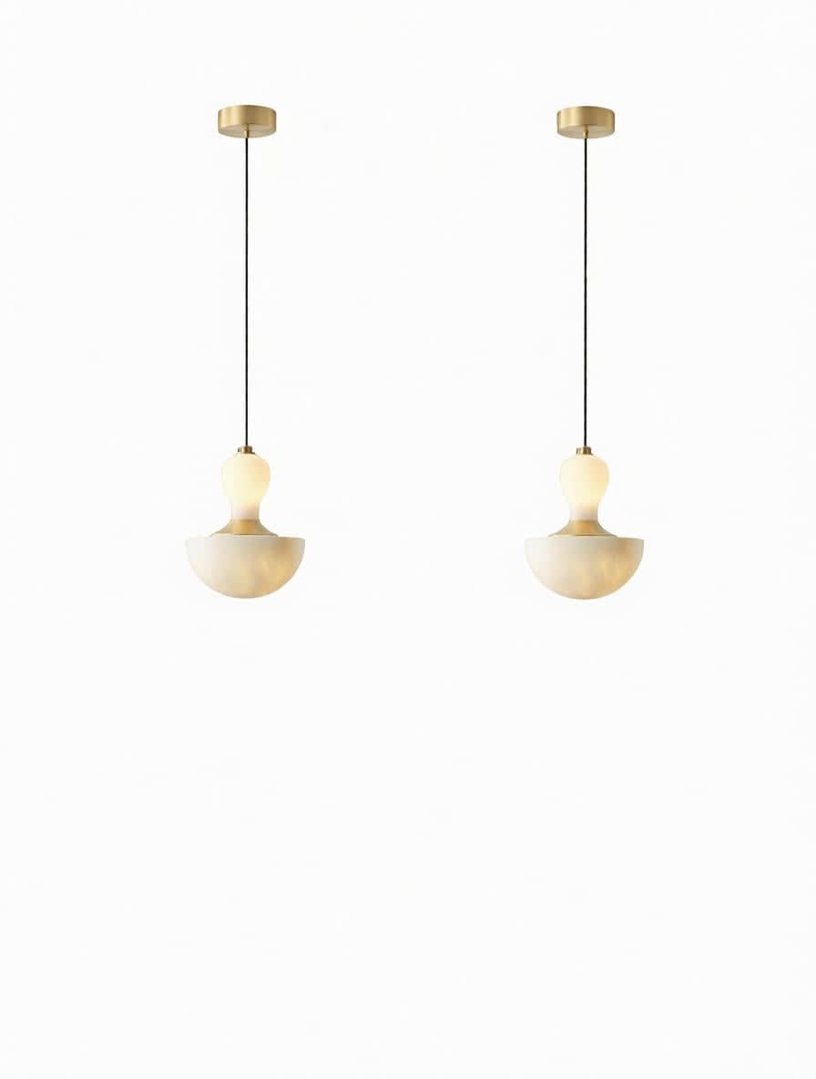 Torlenirae | Alabaster Pendant Light - Detail View #2 | HomeCartel