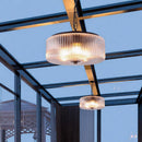 Olaria Deux | Outdoor Semi Flush Mounted Light