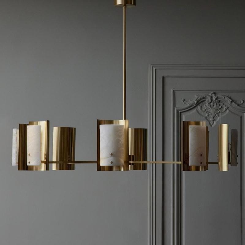 Pryrinoril | Alabaster Chandelier - Detail View #3 | HomeCartel
