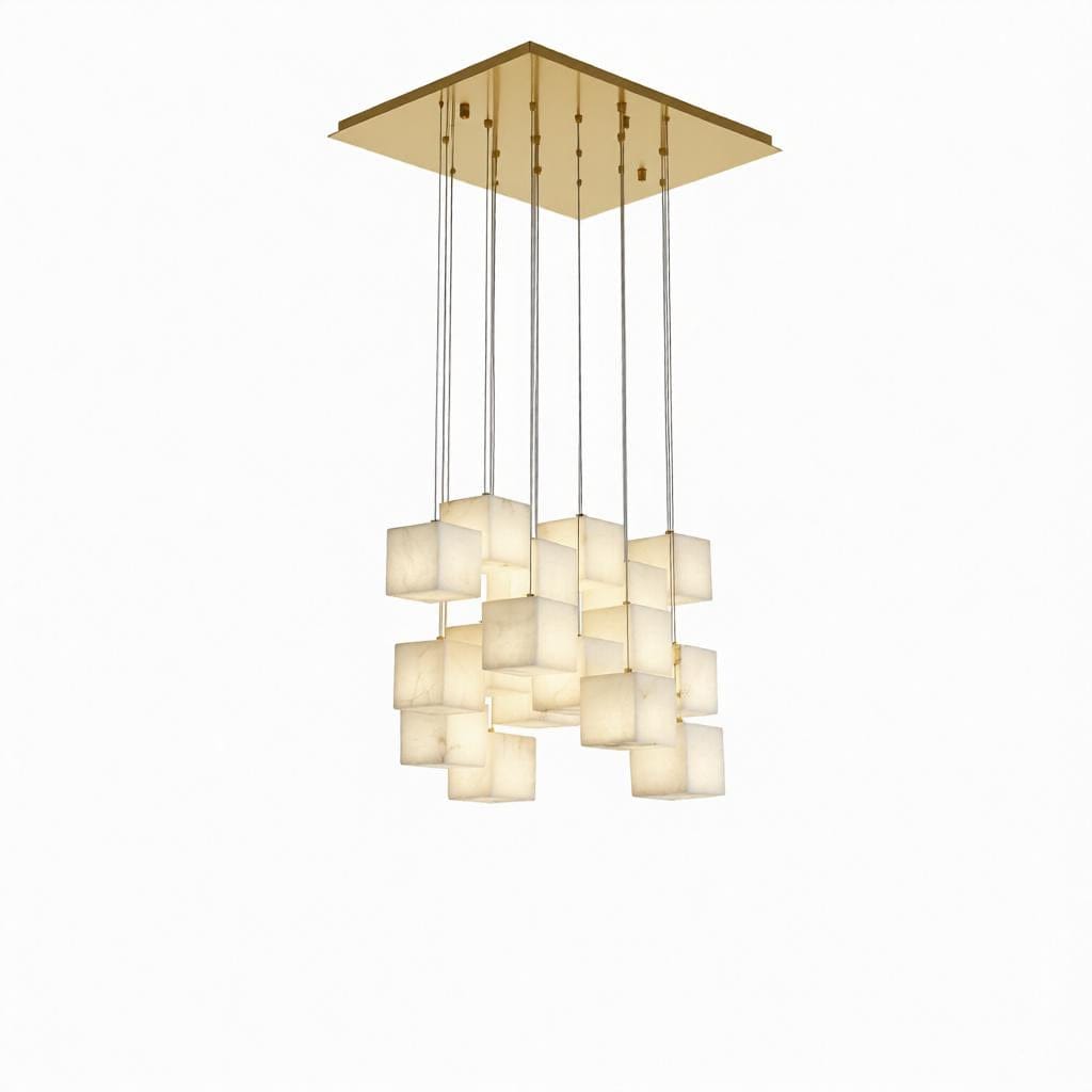 Dorvalyn B | Alabaster Cluster Chandelier - Modern Cluster Chandelier | HomeCartel Philippines