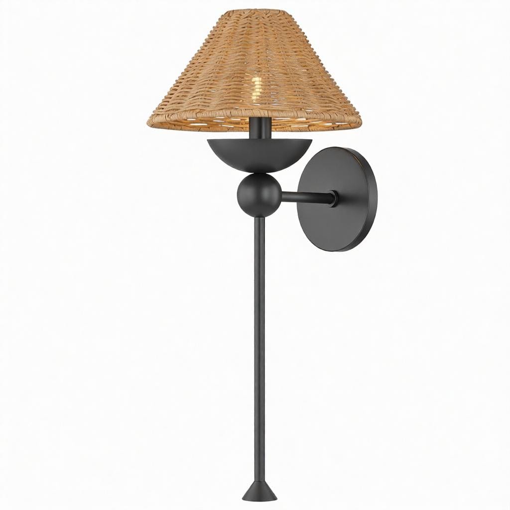 Olyra Une | Rattan Wall Light - Modern Wall Light | HomeCartel Philippines