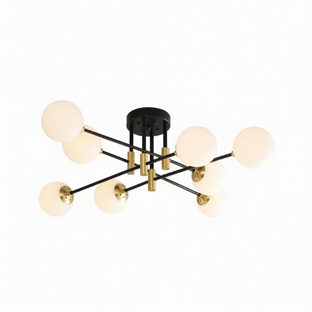 Elithrae 8 | Semi Flush Mounted Light - Detail View #9 | HomeCartel