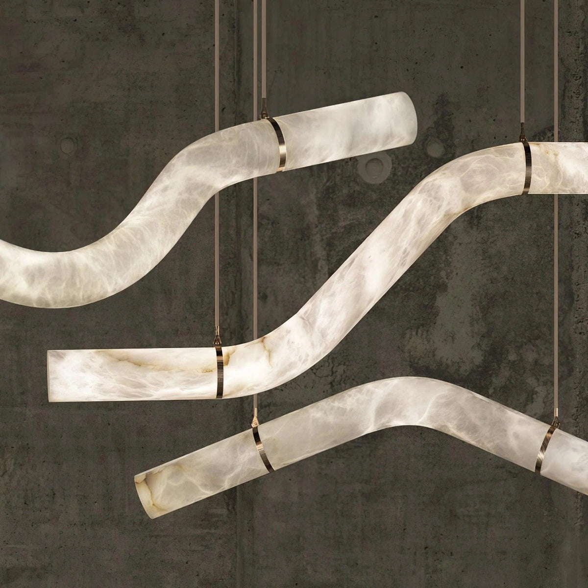 Gynthar A | Alabaster Pendant Light - Detail View #2 | HomeCartel