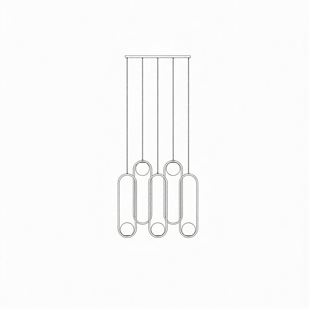 Gliese C | Linear Pendant Light - Detail View #4 | HomeCartel