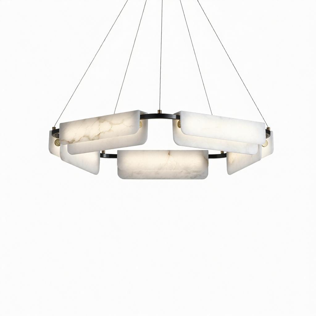 Dornorira A | Alabaster Chandelier - Detail View #7 | HomeCartel