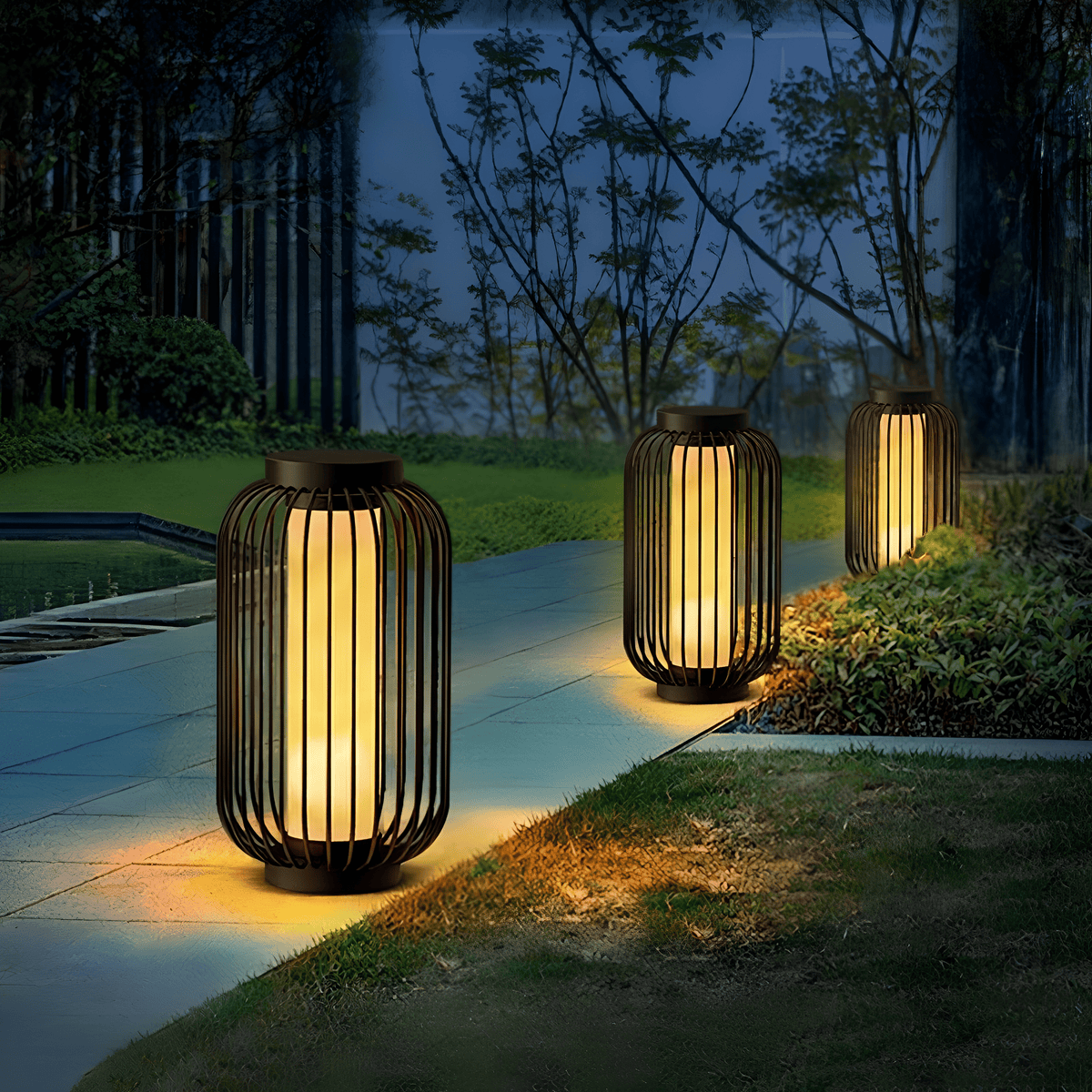 Dube | Outdoor Floor Lamp - Detail View #2 | HomeCartel