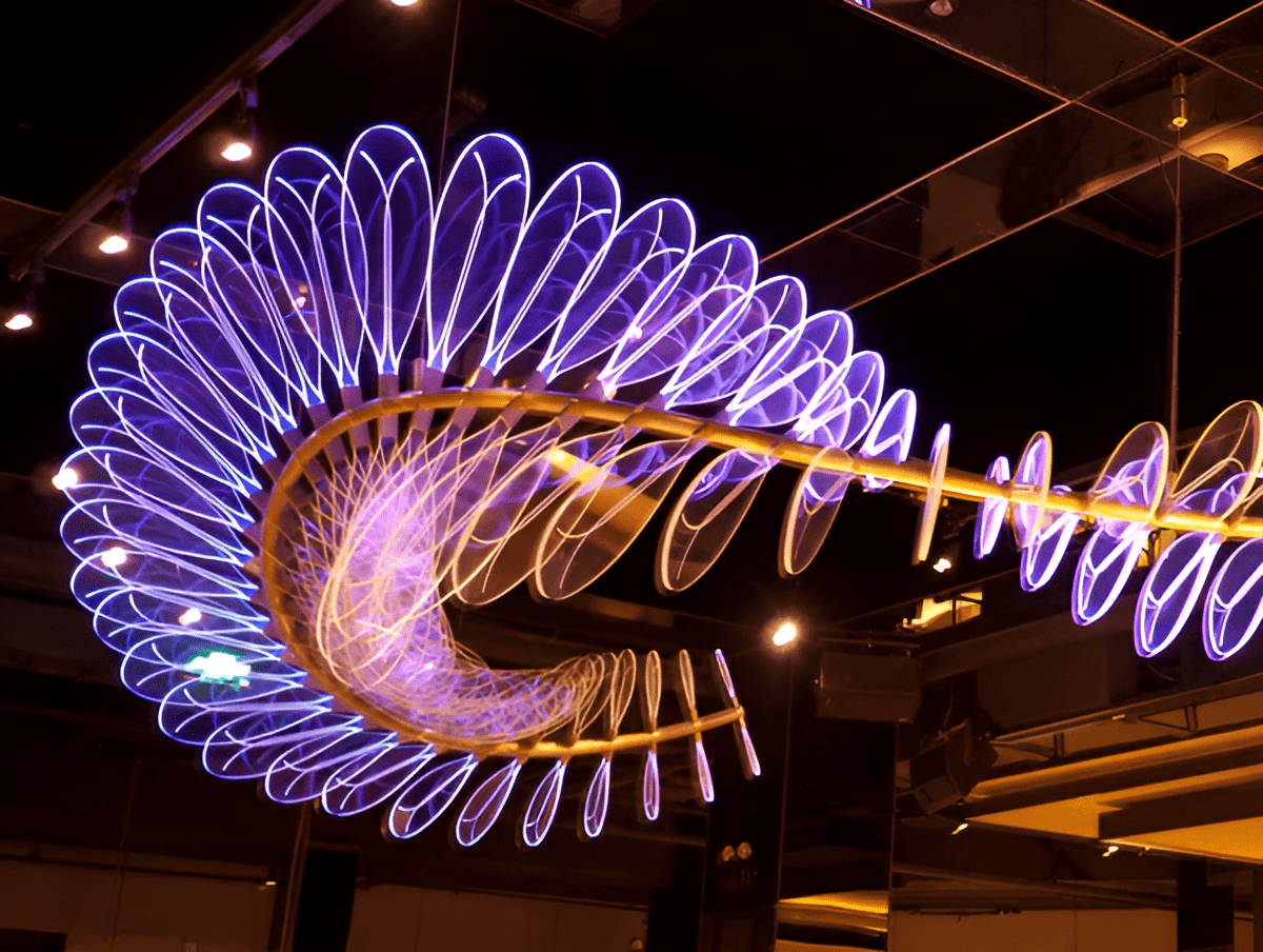Intuition | Modern LED Cluster Chandelier - Detail View #4 | HomeCartel
