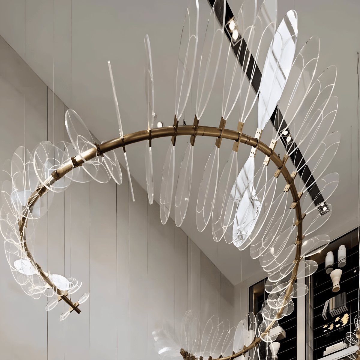 Intuition | Modern LED Cluster Chandelier - Detail View #6 | HomeCartel