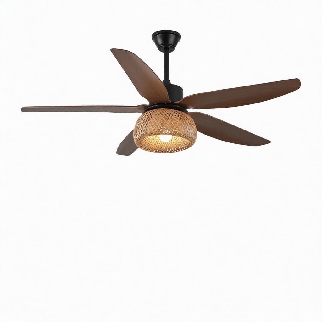 Fendrel | Outdoor Lighted Ceiling Fan - Detail View #2 | HomeCartel