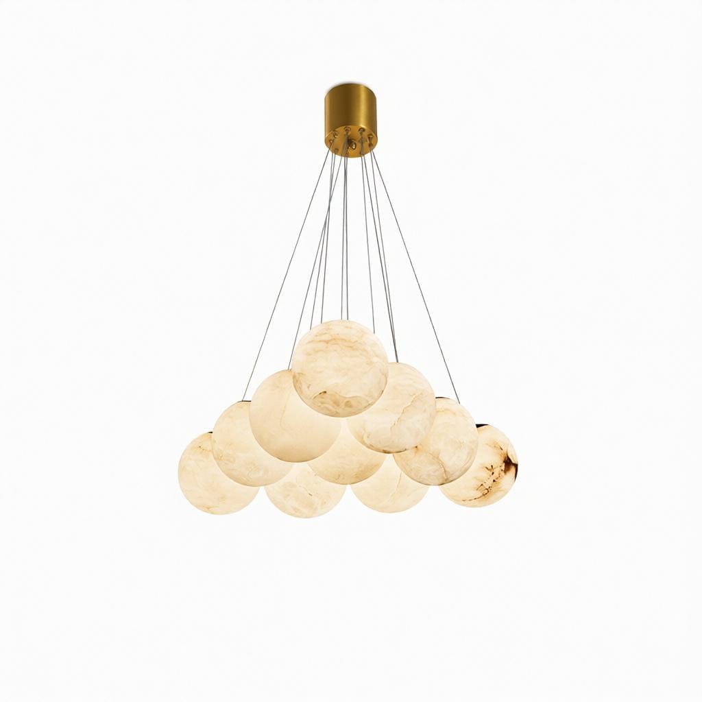 Galrinor | Alabaster Chandelier - Detail View #3 | HomeCartel