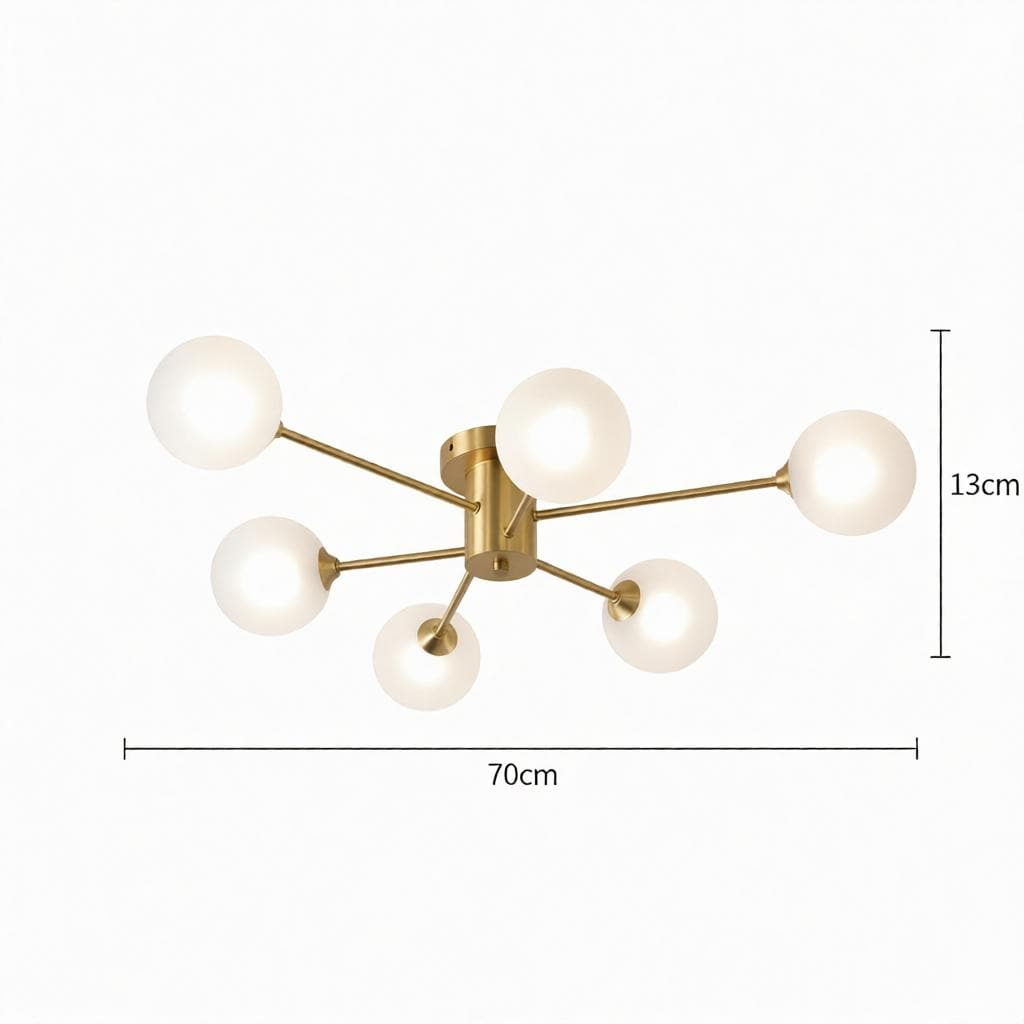 Teyrani | Semi Flush Mounted Light - Detail View #9 | HomeCartel