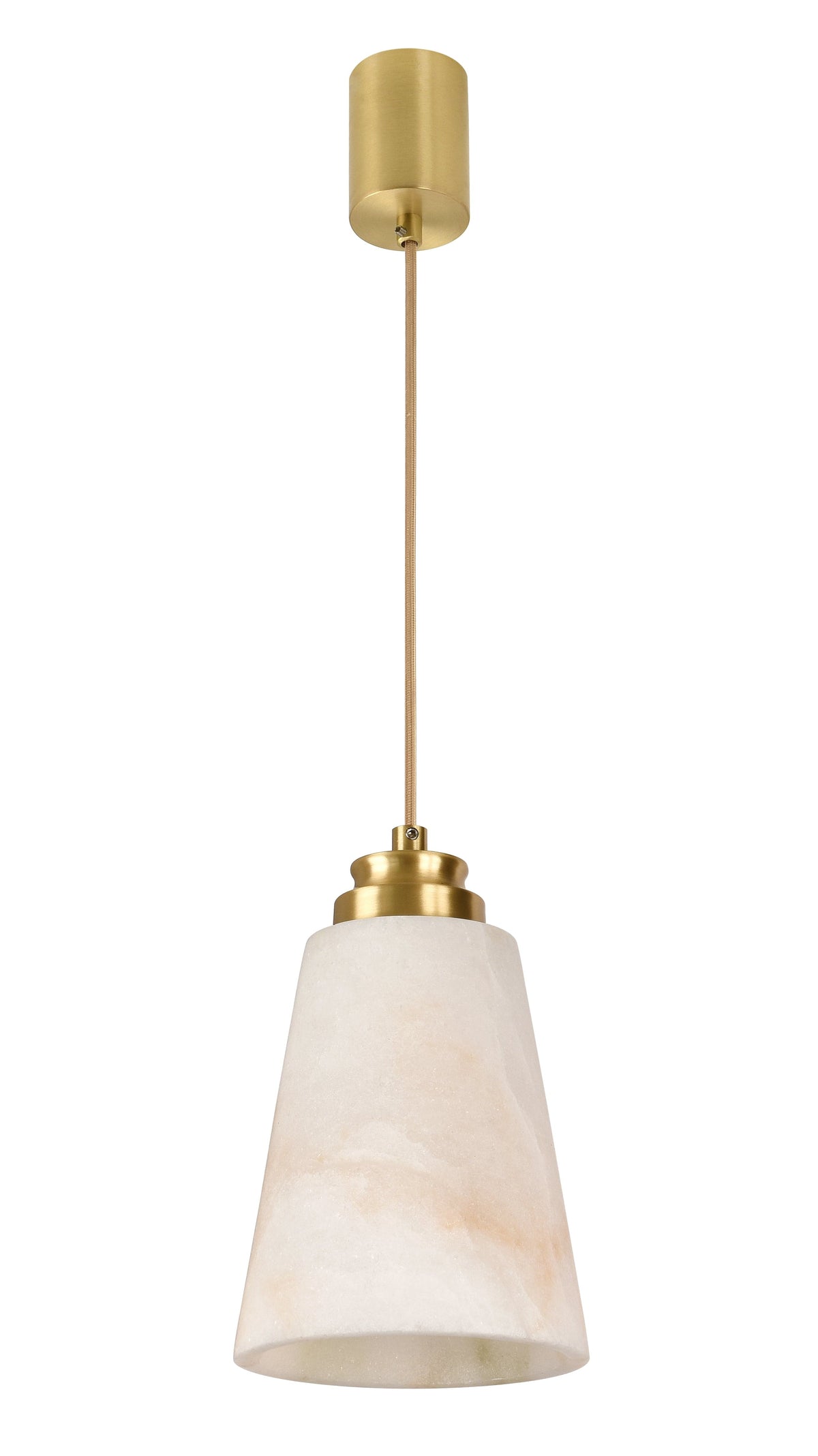 Oveline | Alabaster Pendant Light - Detail View #2 | HomeCartel