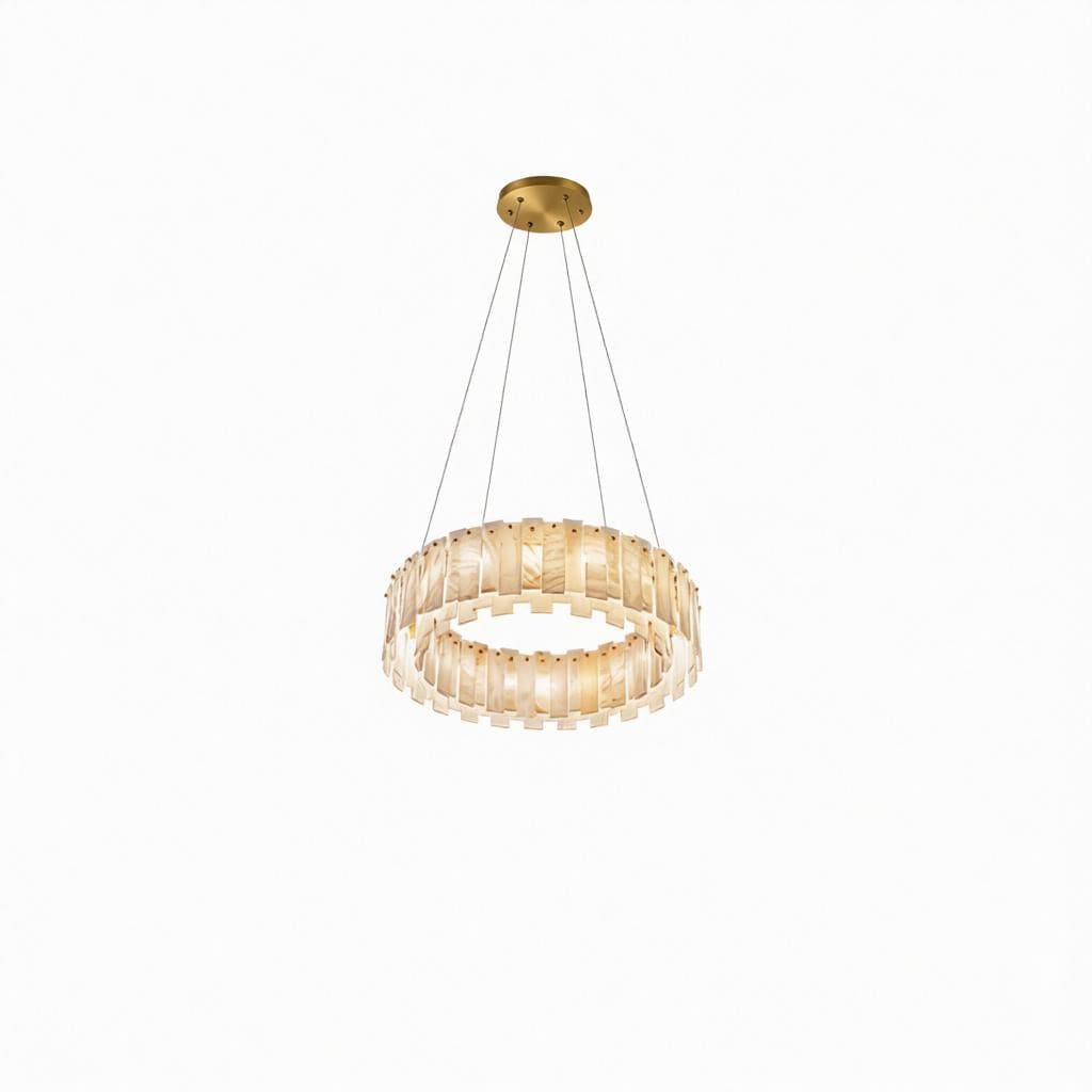 Irriniel E | Alabaster Chandelier - Detail View #3 | HomeCartel