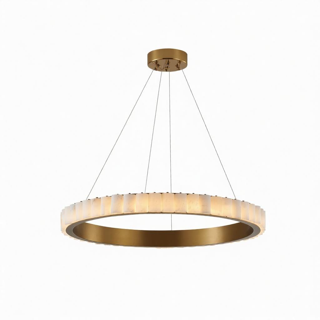Lorvethith 1 | Alabaster Chandelier - Detail View #7 | HomeCartel