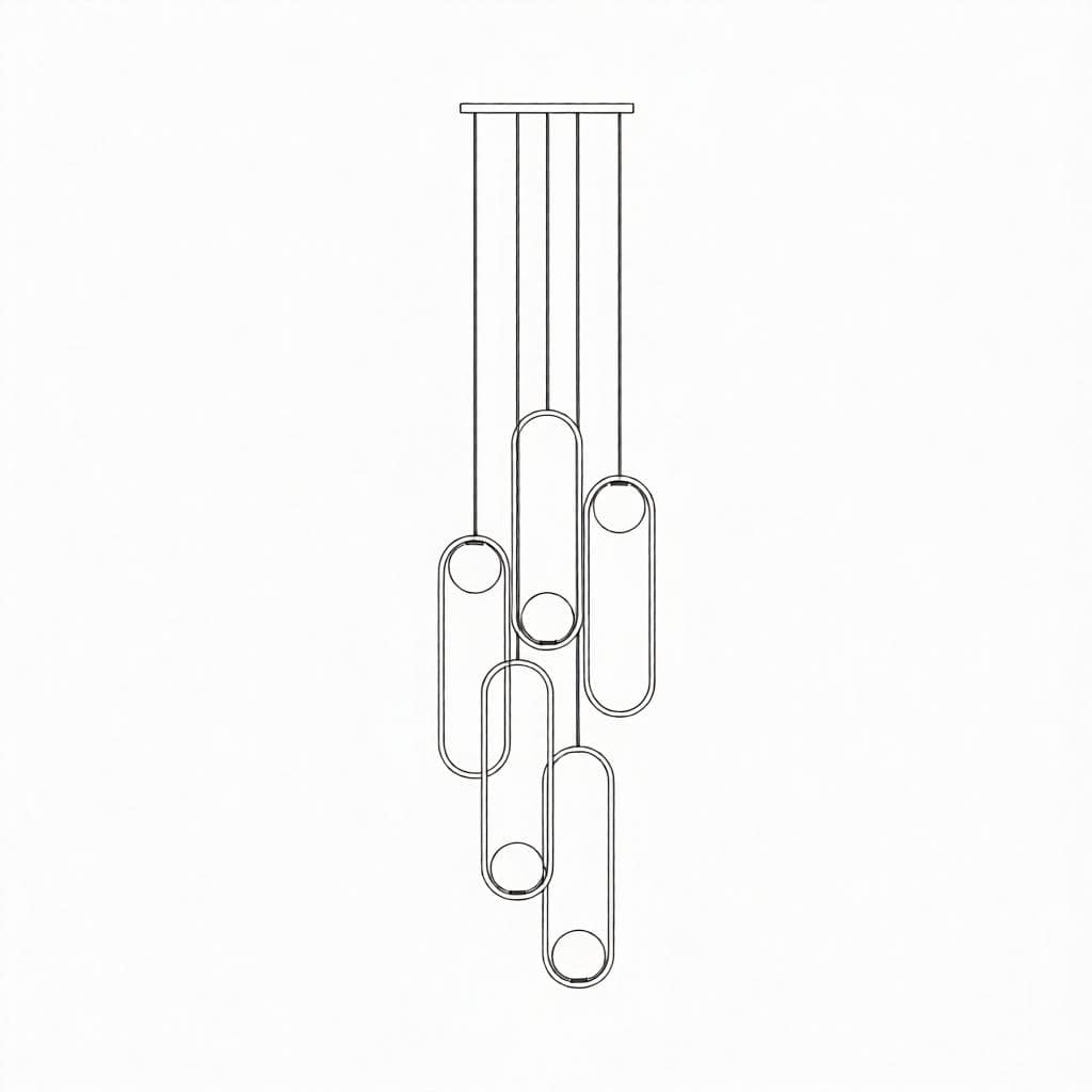 Gliese B | Cluster Chandelier - Detail View #8 | HomeCartel