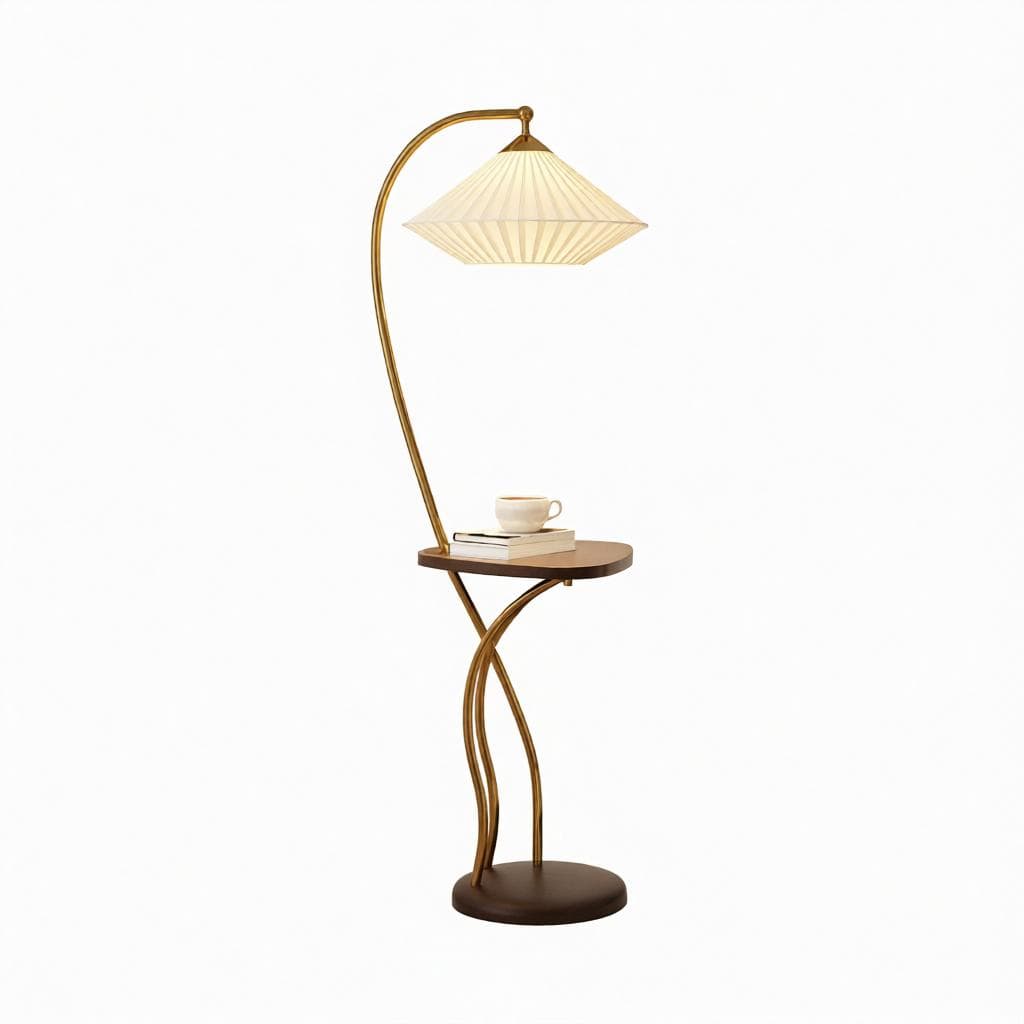 Qirissea | Integrated Shelf Floor Lamp - Detail View #6 | HomeCartel
