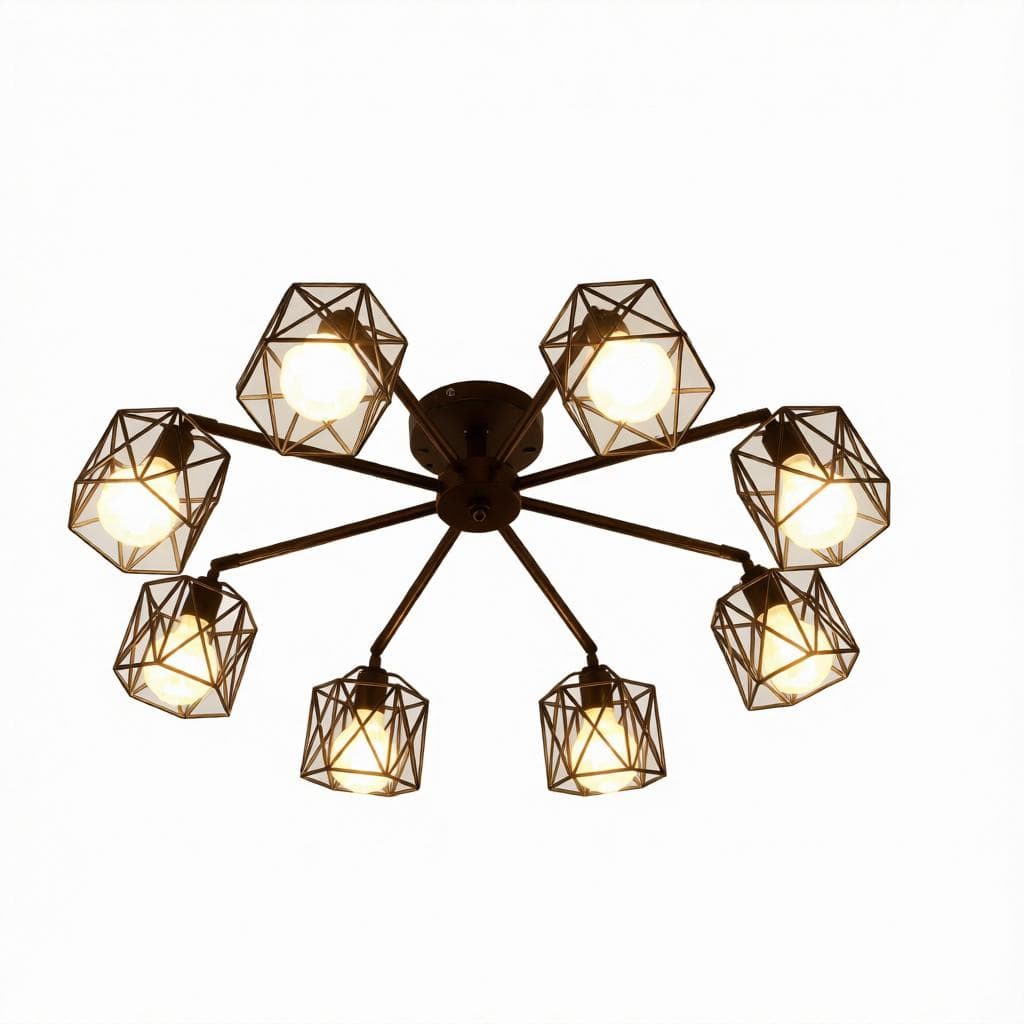 Daelynn B | Semi Flush Mounted Light - Detail View #8 | HomeCartel