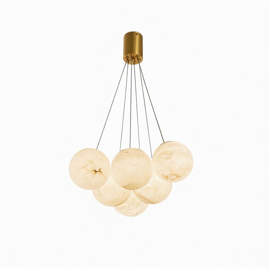Galrinor | Alabaster Chandelier - Detail View #7 | HomeCartel