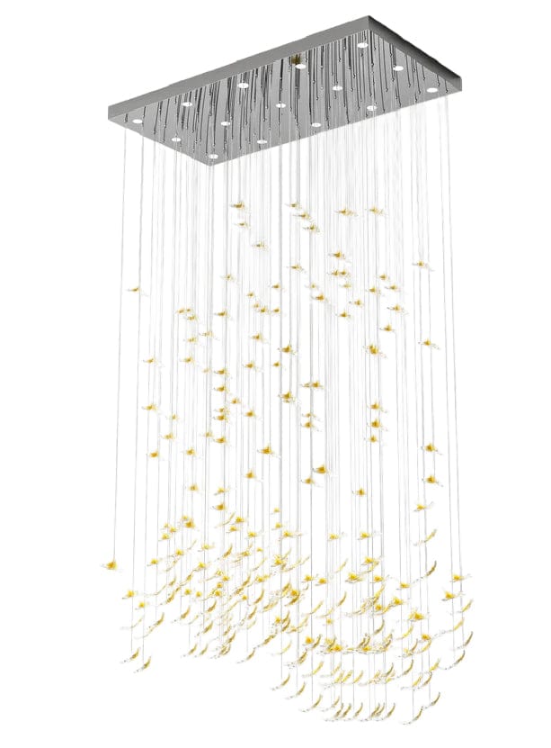 Feuille | Crystal Glass Cluster Chandelier - Home Cartel ®