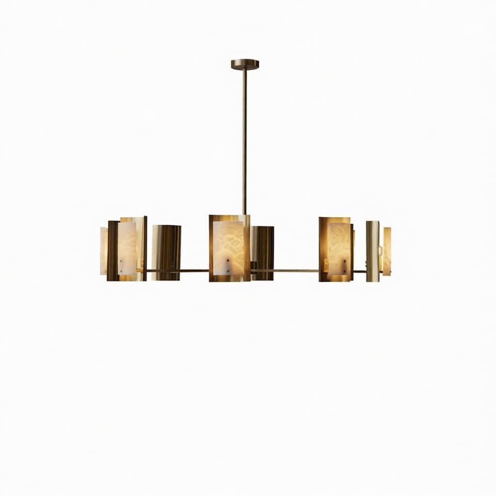 Pryrinoril | Alabaster Chandelier - Detail View #6 | HomeCartel