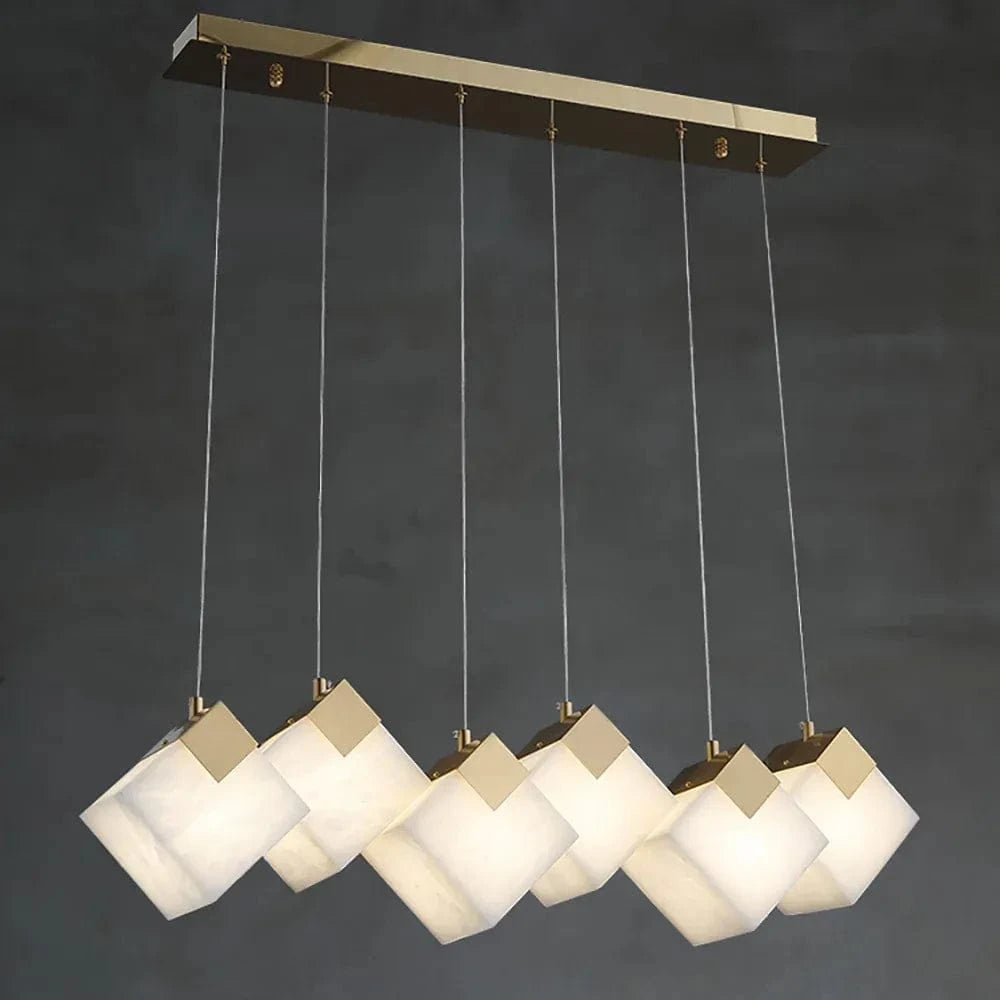 Wrenel | Alabaster Chandelier - Detail View #2 | HomeCartel