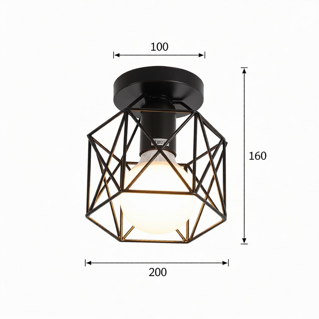 Othryndel | Semi Flush Mounted Light - Detail View #4 | HomeCartel