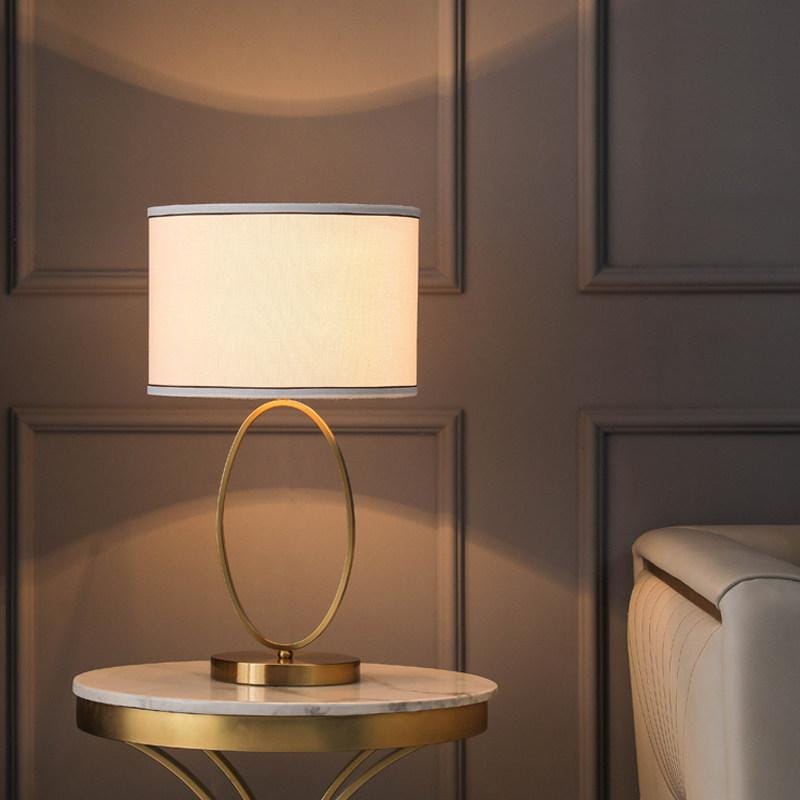 Hillner | Shaded Table Lamp - Detail View #4 | HomeCartel