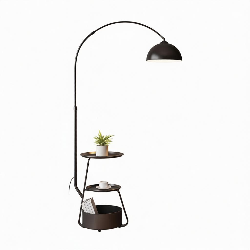 Faeressa | Integrated Shelf Floor Lamp - Detail View #5 | HomeCartel