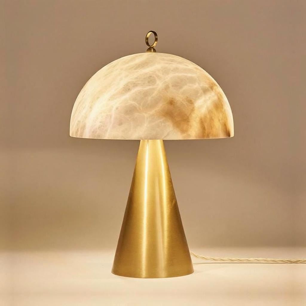 Ralnoral | Alabaster Table Lamp - Home Cartel ®