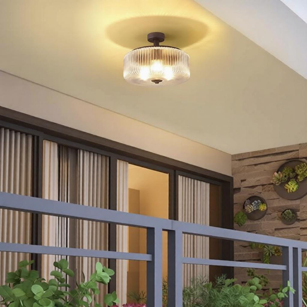 Olaria Deux | Outdoor Semi Flush Mounted Light - Home Cartel ®