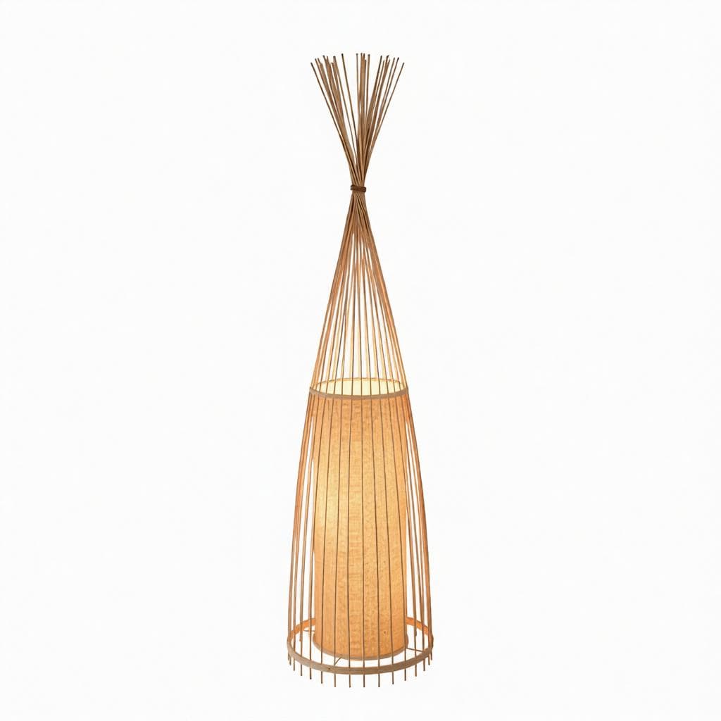 Joralia | Rattan Floor Lamp - Home Cartel ®