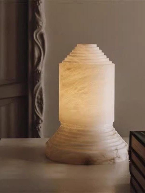 Lorthilar | Alabaster Table Lamp - Home Cartel ®