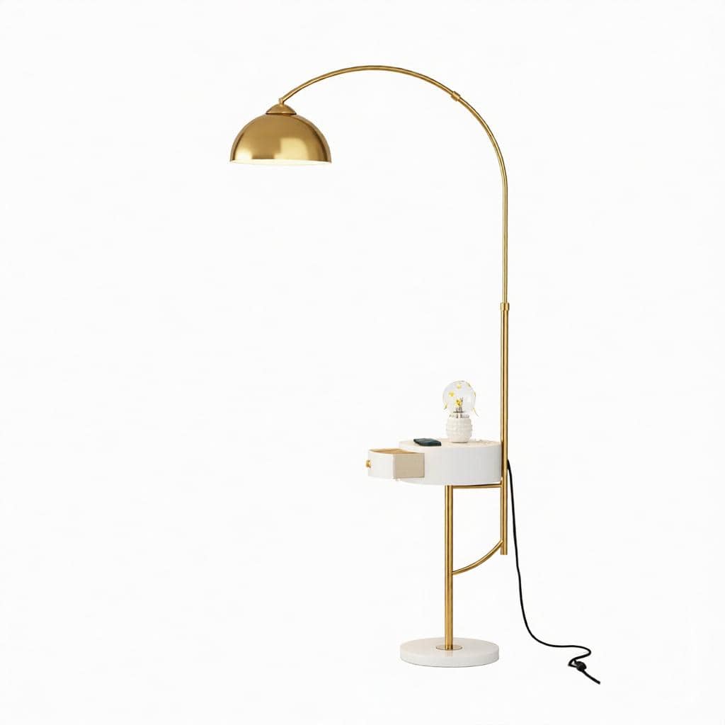 Drevalyn Deux | Integrated Shelf Floor Lamp - Detail View #2 | HomeCartel