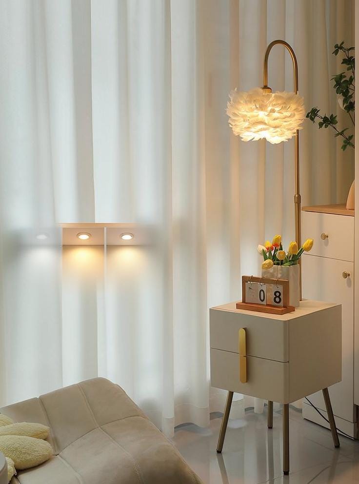 Kylora | Integrated Shelf Floor Lamp - Detail View #2 | HomeCartel