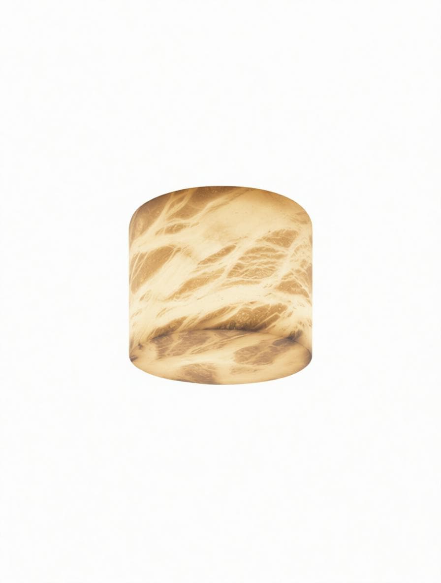 Ortheria | Alabaster Ceiling Mounted Light - Detail View #8 | HomeCartel