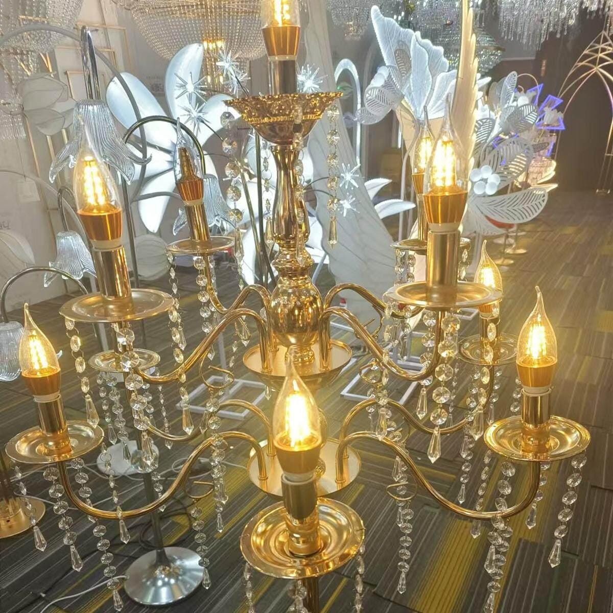 Elwynora A I Crystal Floor Lamp - Detail View #4 | HomeCartel
