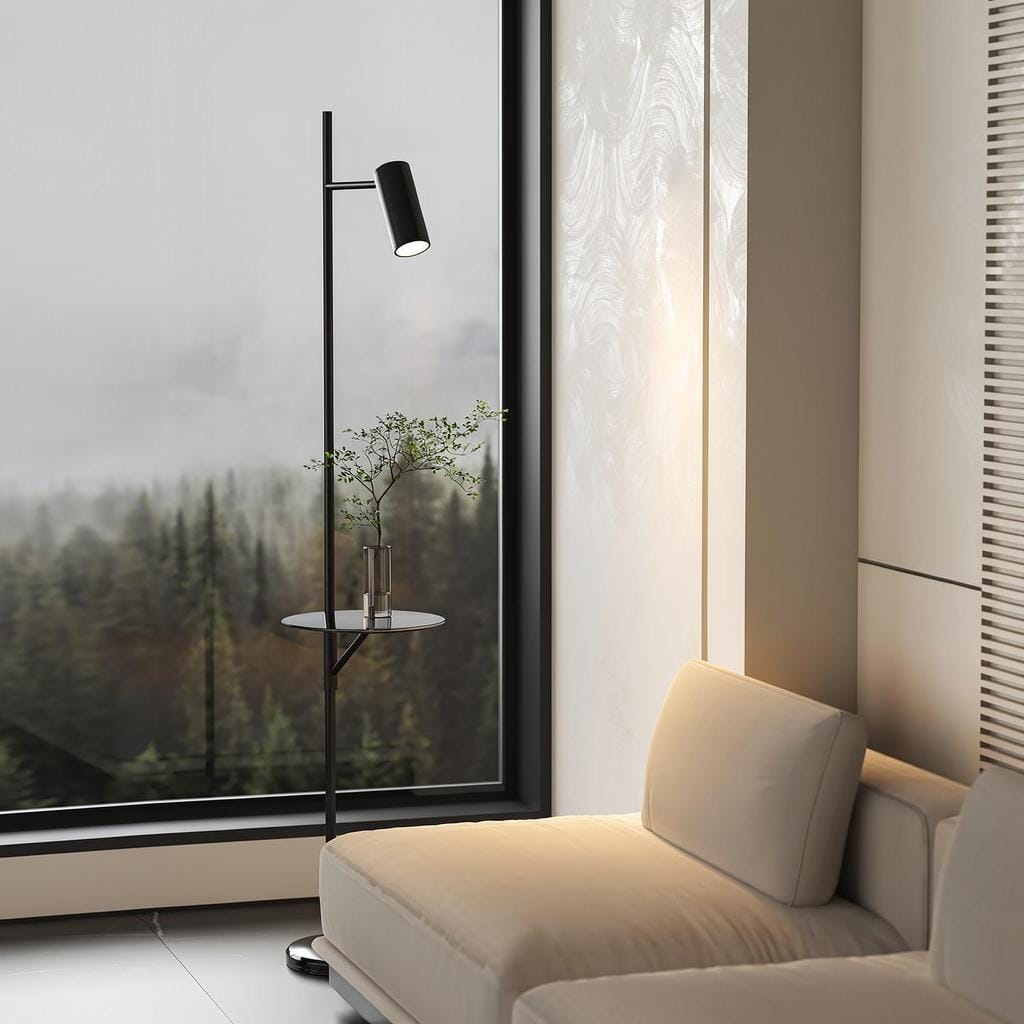 Ronetha | Integrated Shelf Floor Lamp - Detail View #4 | HomeCartel