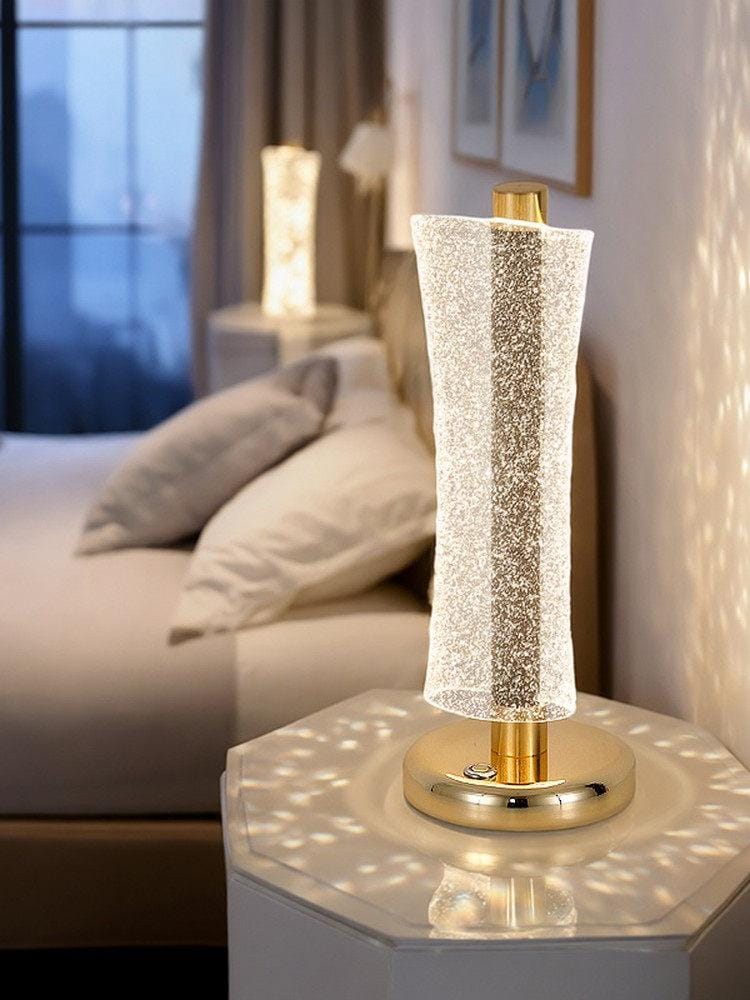 Durnelis Deux I Crystal Table Lamp - Detail View #3 | HomeCartel