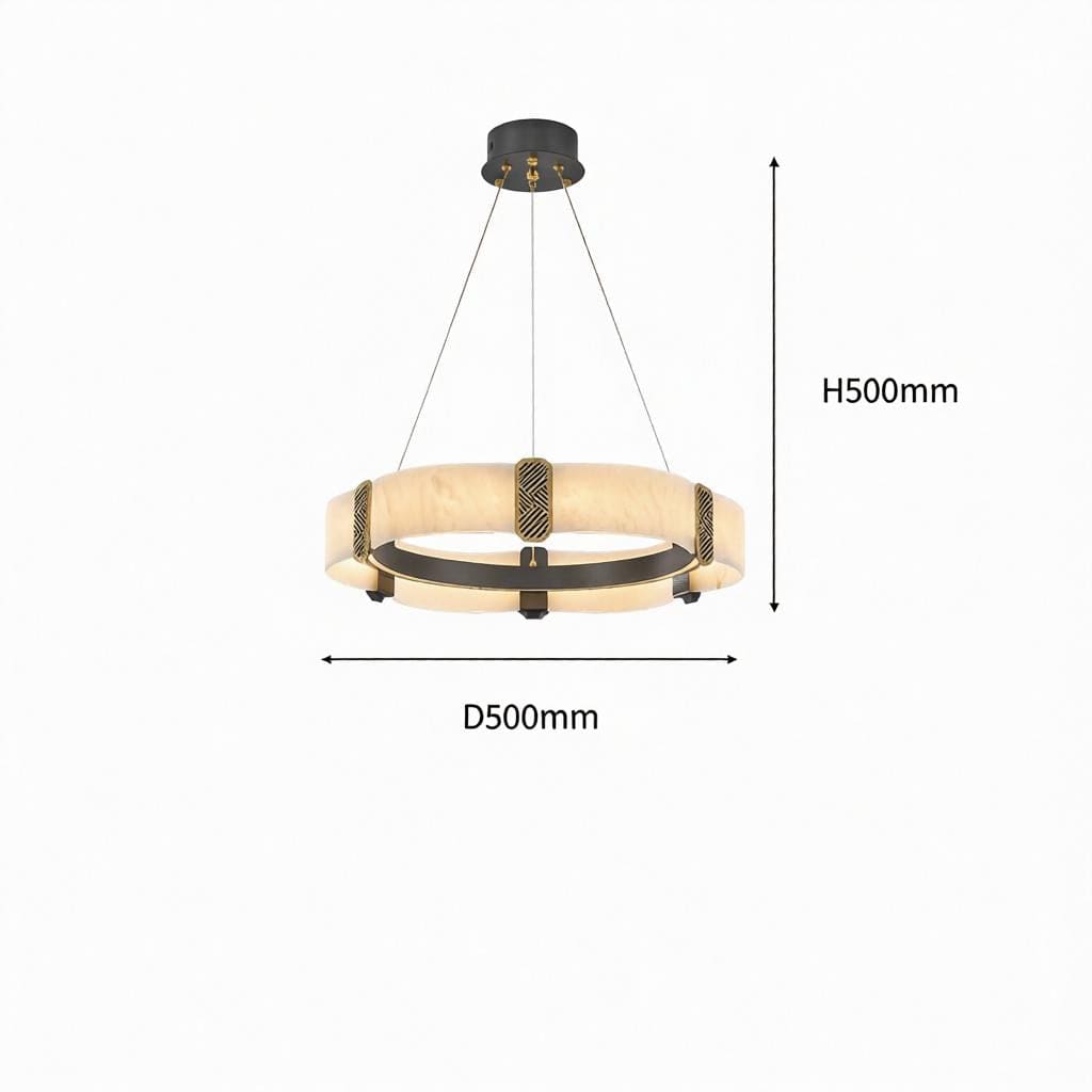 Quelthilessa A | Alabaster Chandelier - Detail View #10 | HomeCartel