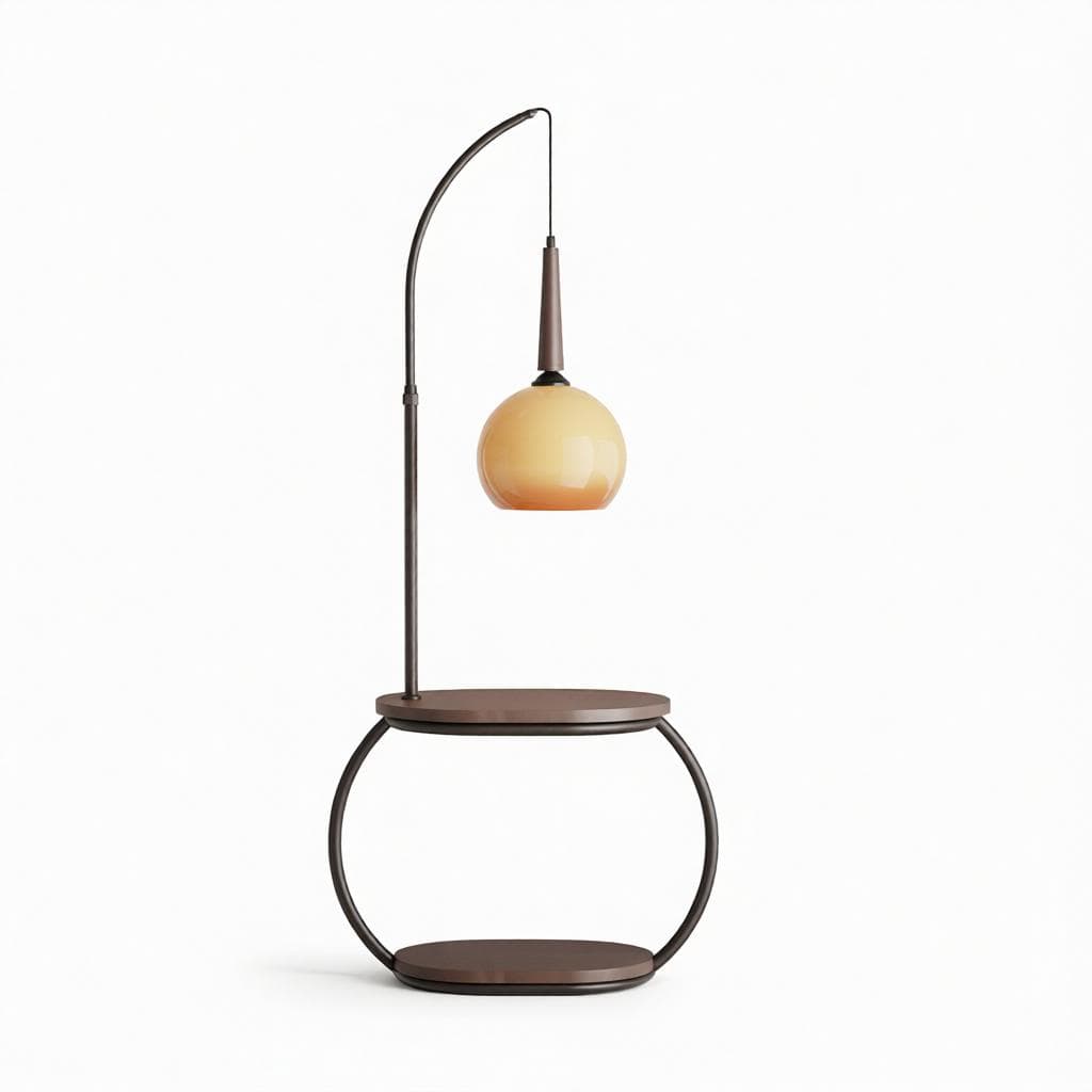 Palthra | Integrated Shelf Floor Lamp - Detail View #8 | HomeCartel