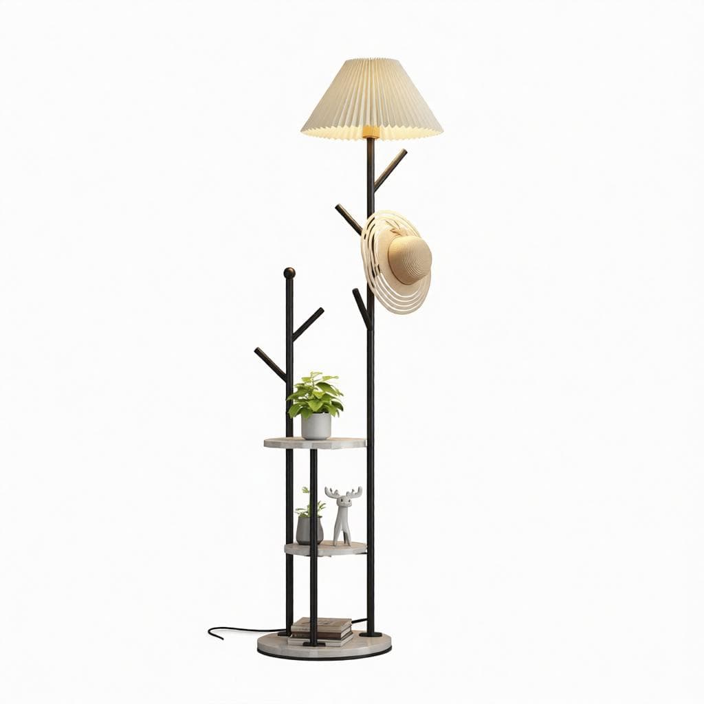 Isendra A | Integrated Shelf Floor Lamp - Modern Floor Lamp | HomeCartel Philippines