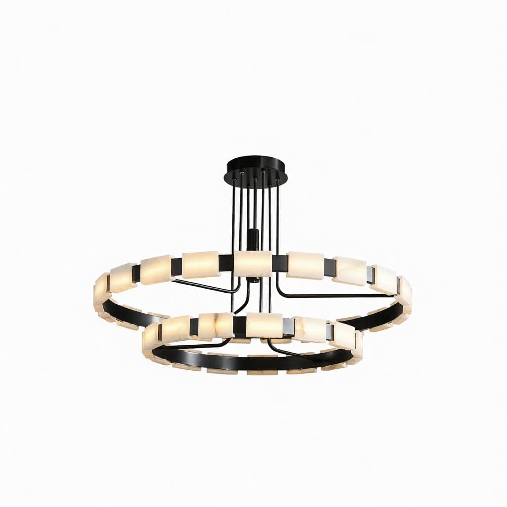 Nordora | Alabaster Chandelier - Detail View #9 | HomeCartel