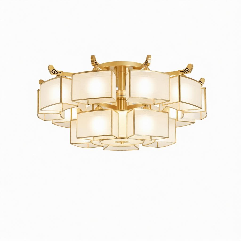 Faelunia A | Semi Flush Mounted Light - Detail View #3 | HomeCartel
