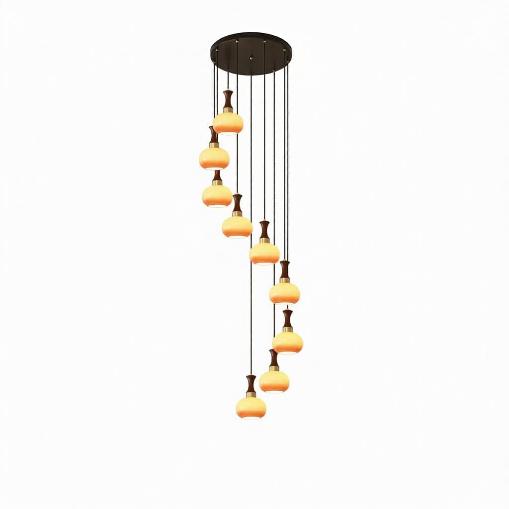 Temberly | Wood Cluster Chandelier