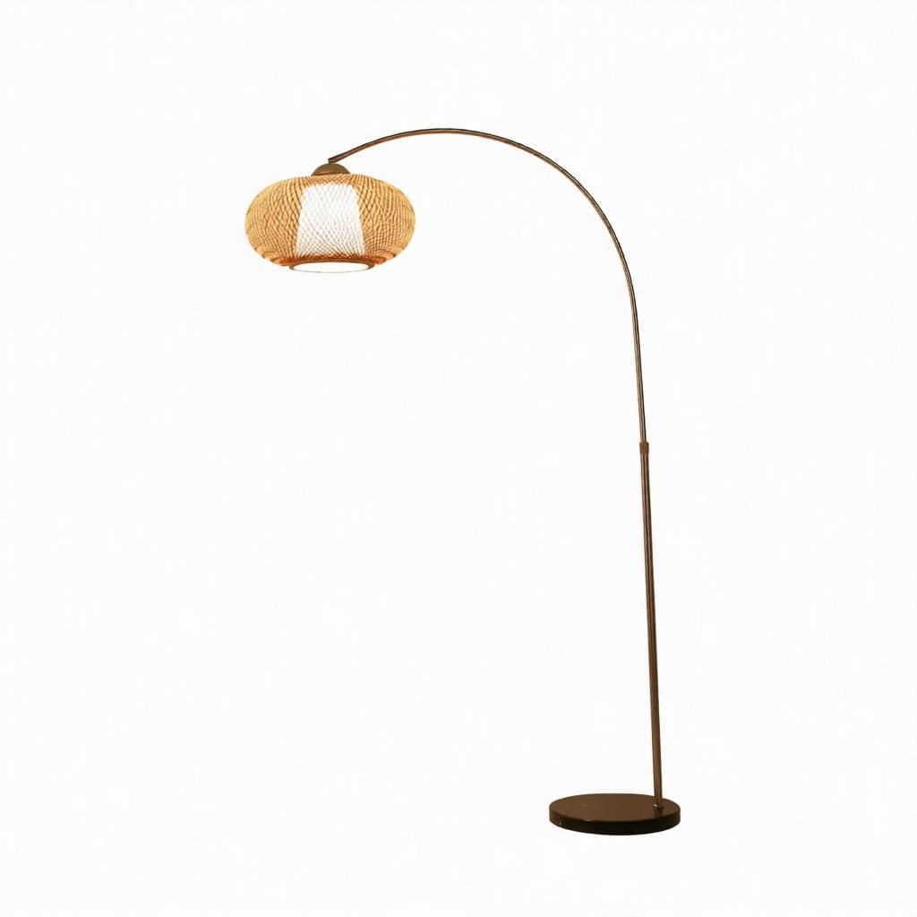 Calindriel | Rattan Floor Lamp - Detail View #6 | HomeCartel