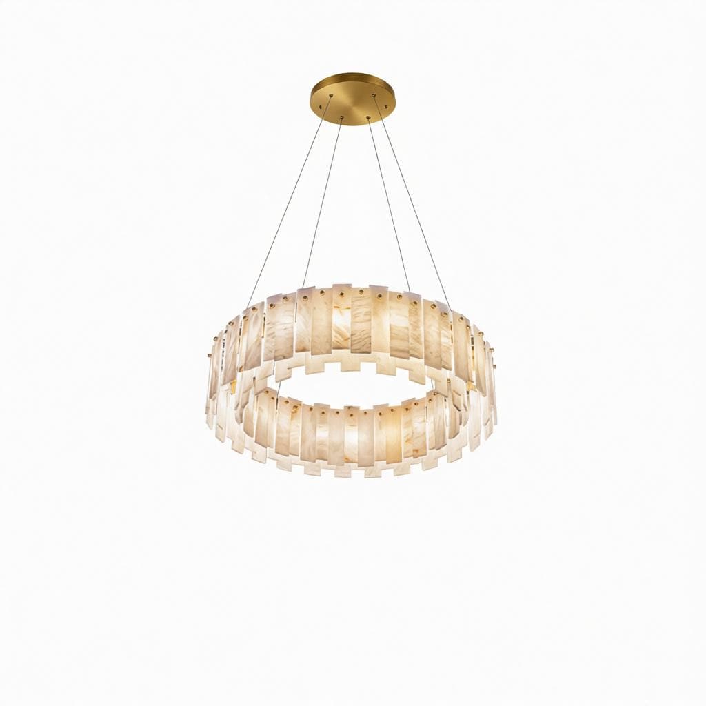 Irriniel E | Alabaster Chandelier - Detail View #4 | HomeCartel